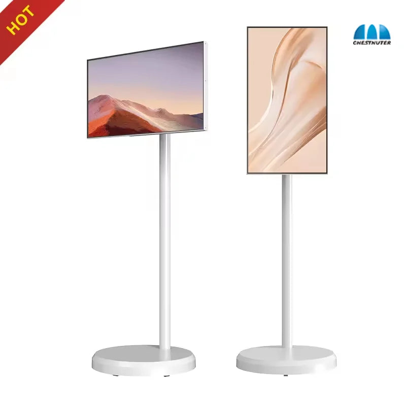 Experience Ultimate Flexibility with the 21.5 Inch Battery-Powered Smart TV
