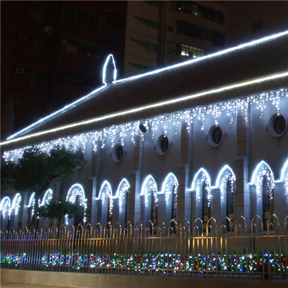 Transform Your Space with Our LED Waterfall Curtain String Lights