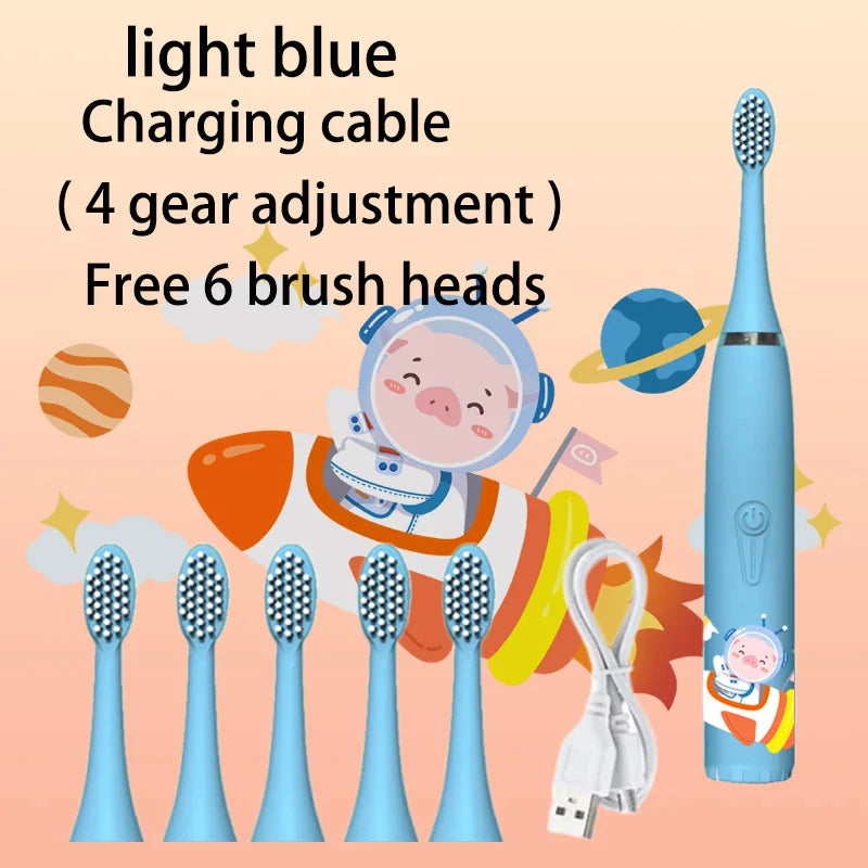 Children's Waterproof Rechargeable Sonic Toothbrush - OLM Store