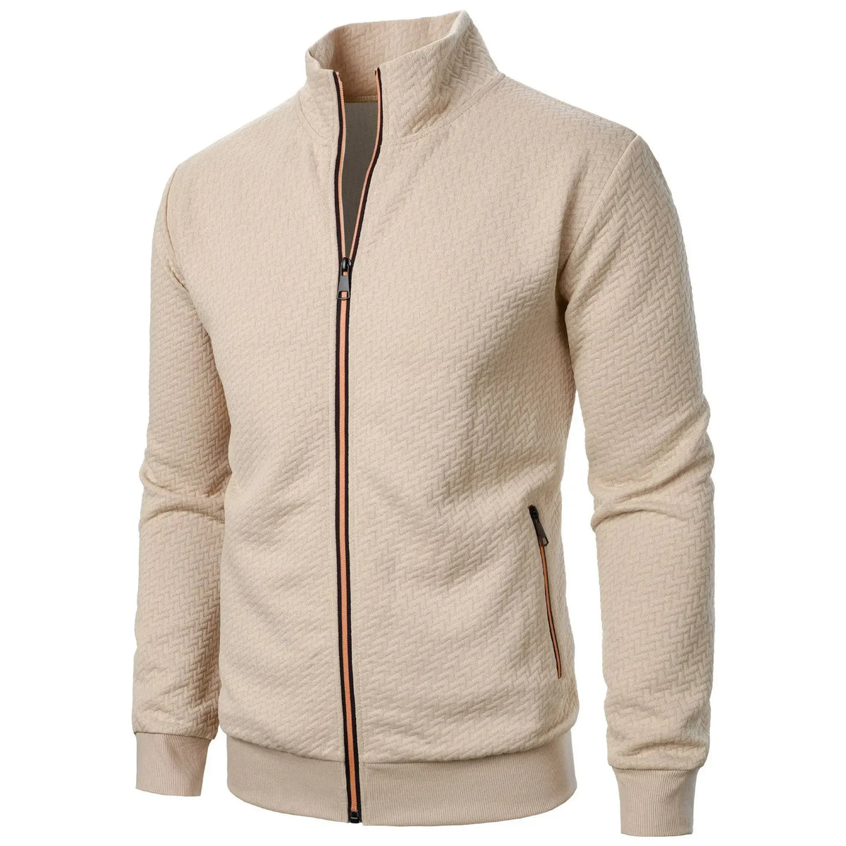 Elevate Your Style with Our Premium Men's Zipper Cardigan Jacket