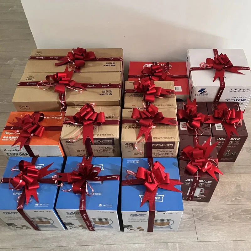 Transform Your Gifts with Large Pull Bow Ribbons – 5-50 Pieces for Beautiful Presentation
