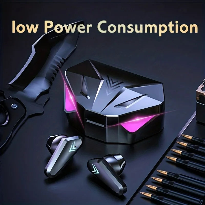 Wireless Bluetooth Gaming Earbuds – Immerse Yourself in Sound with LED Display & Noise Cancelling