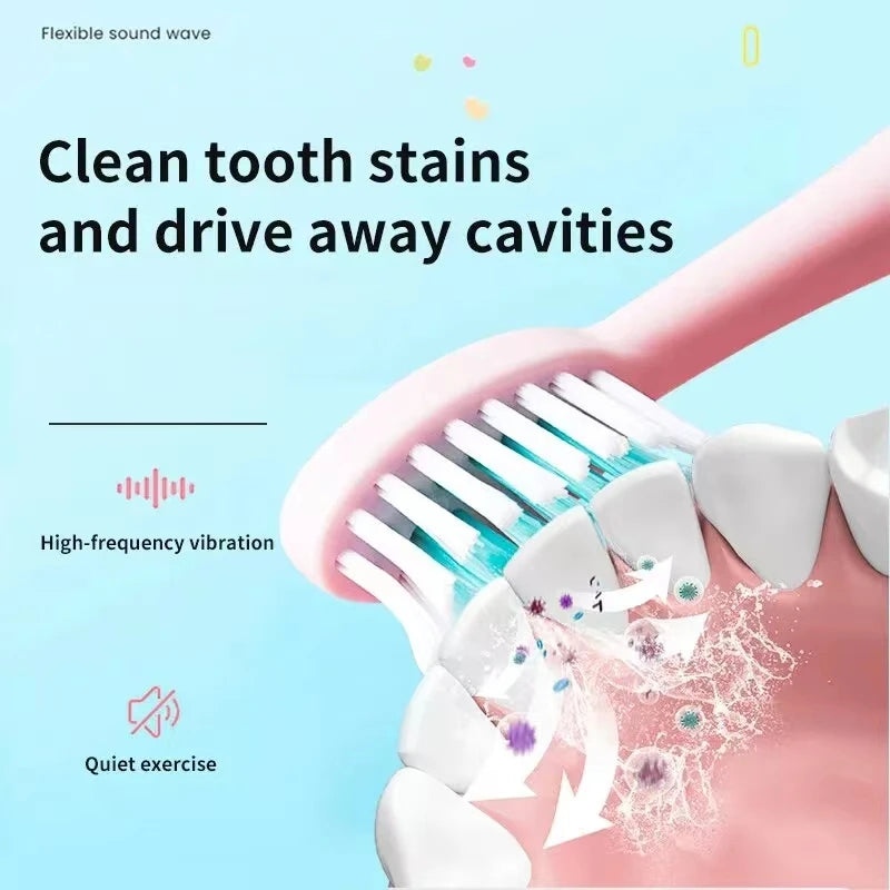 Children's Waterproof Rechargeable Sonic Toothbrush - OLM Store