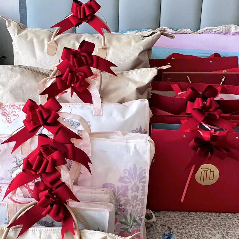 Transform Your Gifts with Large Pull Bow Ribbons – 5-50 Pieces for Beautiful Presentation