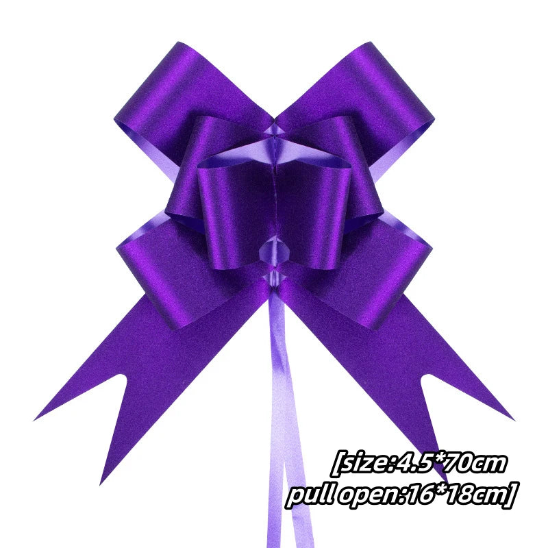 Transform Your Gifts with Large Pull Bow Ribbons – 5-50 Pieces for Beautiful Presentation