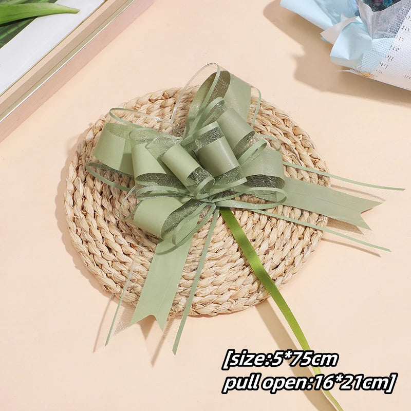 Transform Your Gifts with Large Pull Bow Ribbons – 5-50 Pieces for Beautiful Presentation
