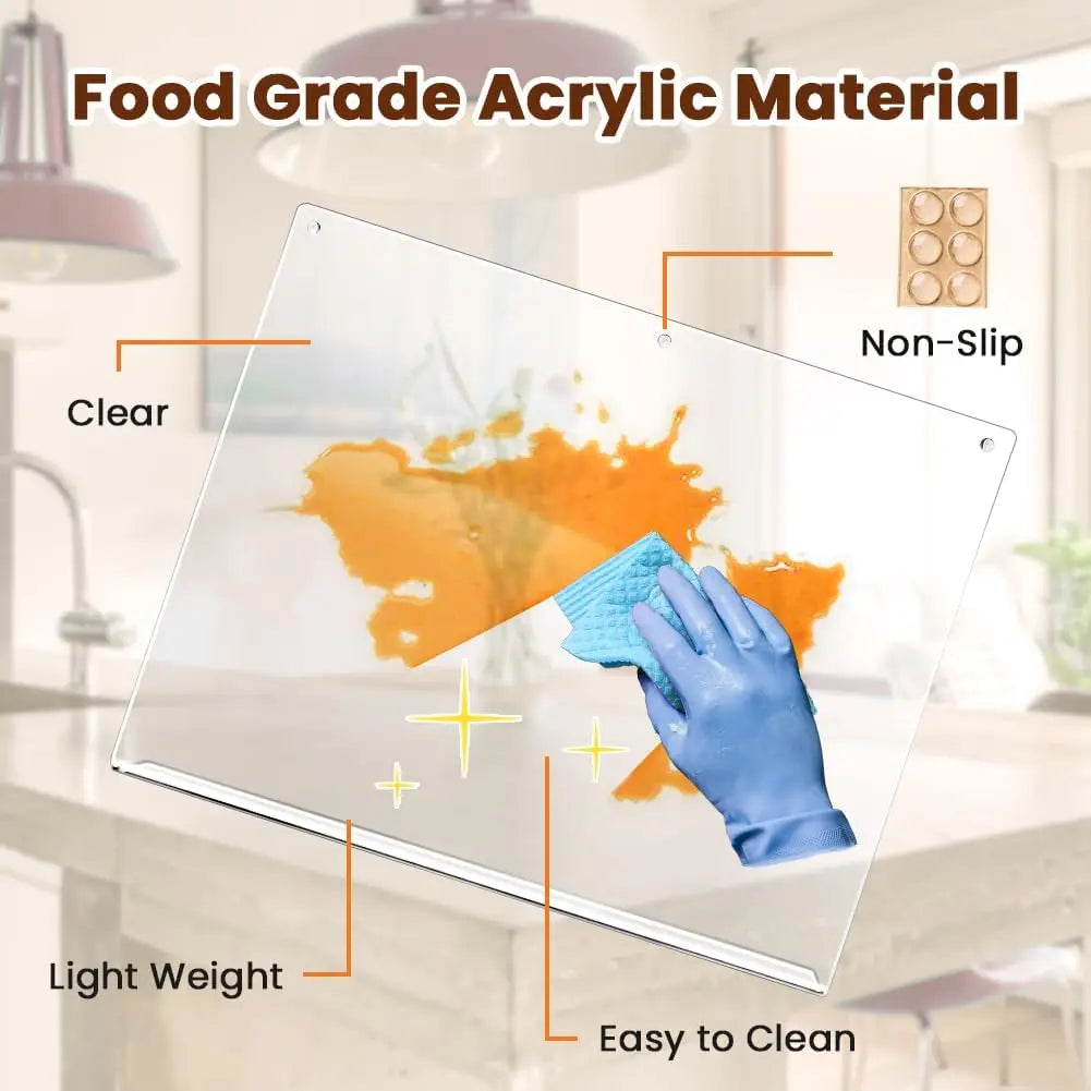 Enhance Your Culinary Experience with Our Eco-Friendly Acrylic Cutting Board