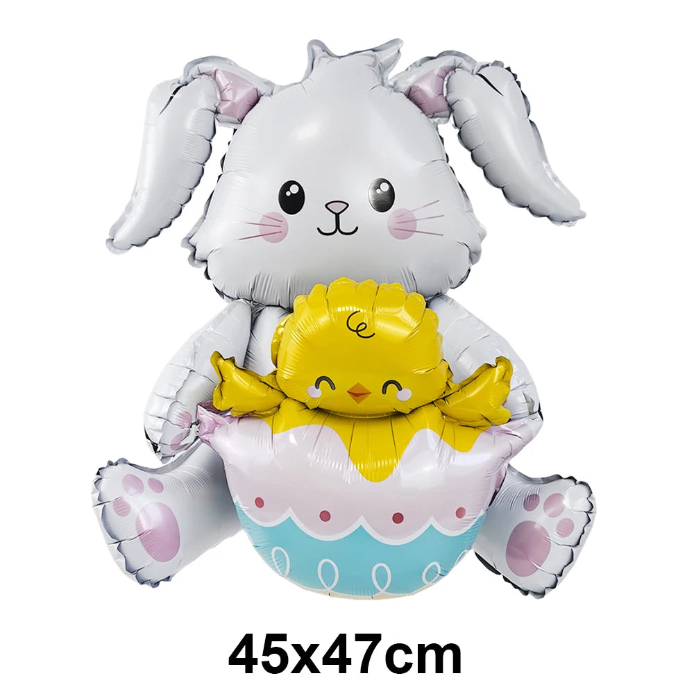 Easter Bunny Tableware Set – Adorable Disposable Plates, Cups & Napkins for Celebration Fun!