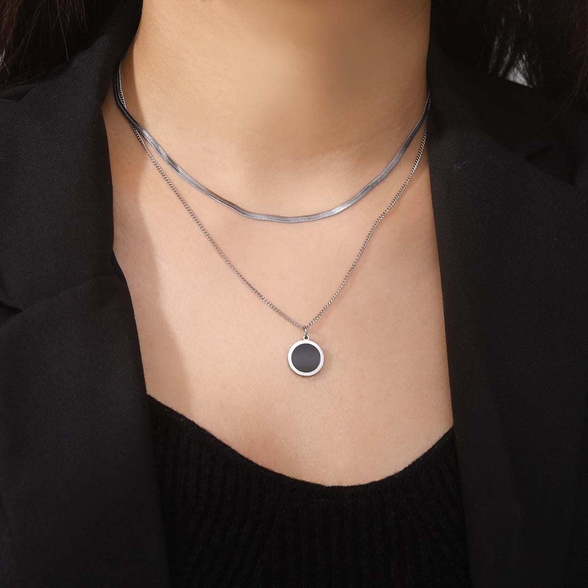 Elevate Your Elegance with the Multilayer Snake Chain Necklace for Women