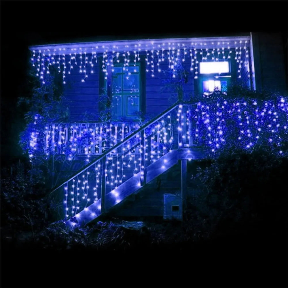 Transform Your Space with Our LED Waterfall Curtain String Lights