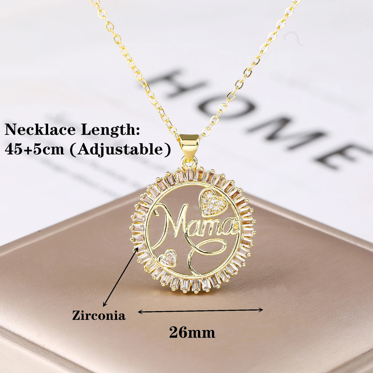 Luxury Mama and Children Necklace – Heartfelt Jewelry Gift for Moms