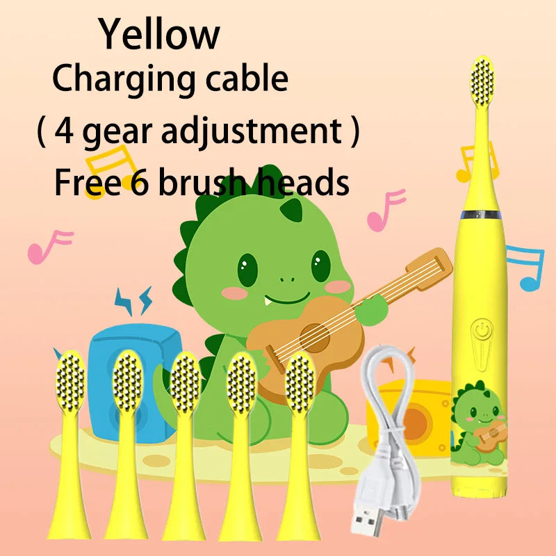 Children's Waterproof Rechargeable Sonic Toothbrush - OLM Store