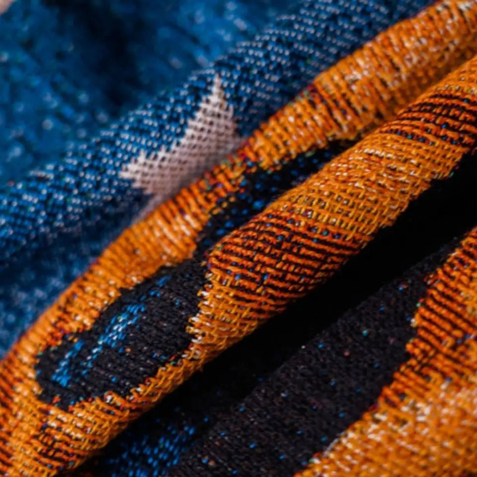 Bring Home the Comfort of the Halloween Pumpkin Cat Throw Blanket