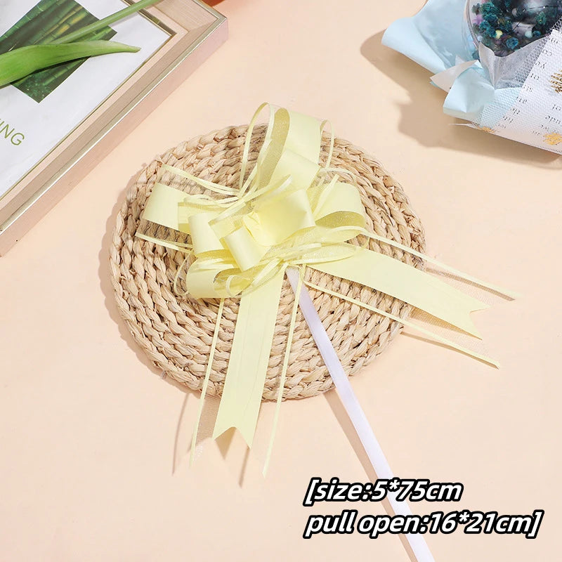 Transform Your Gifts with Large Pull Bow Ribbons – 5-50 Pieces for Beautiful Presentation