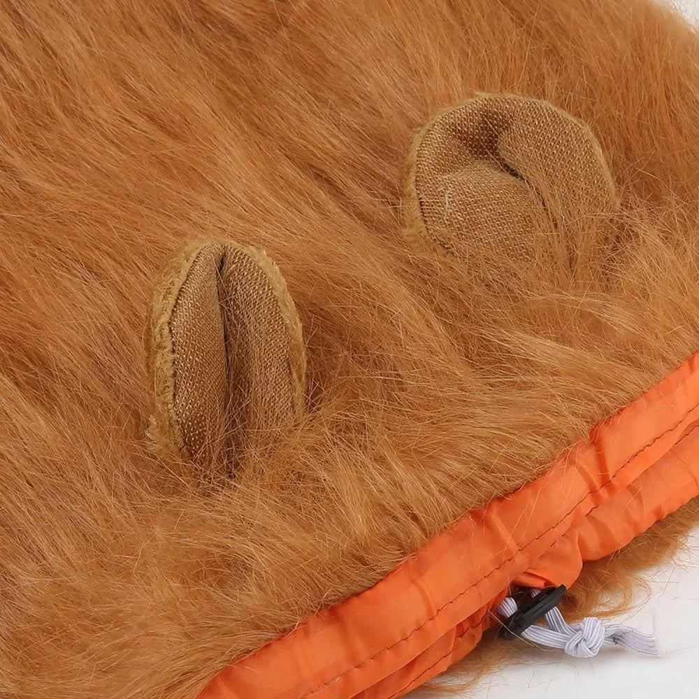 Transform Your Pup into a Wild King with Our Realistic Lion Mane Dog Costume