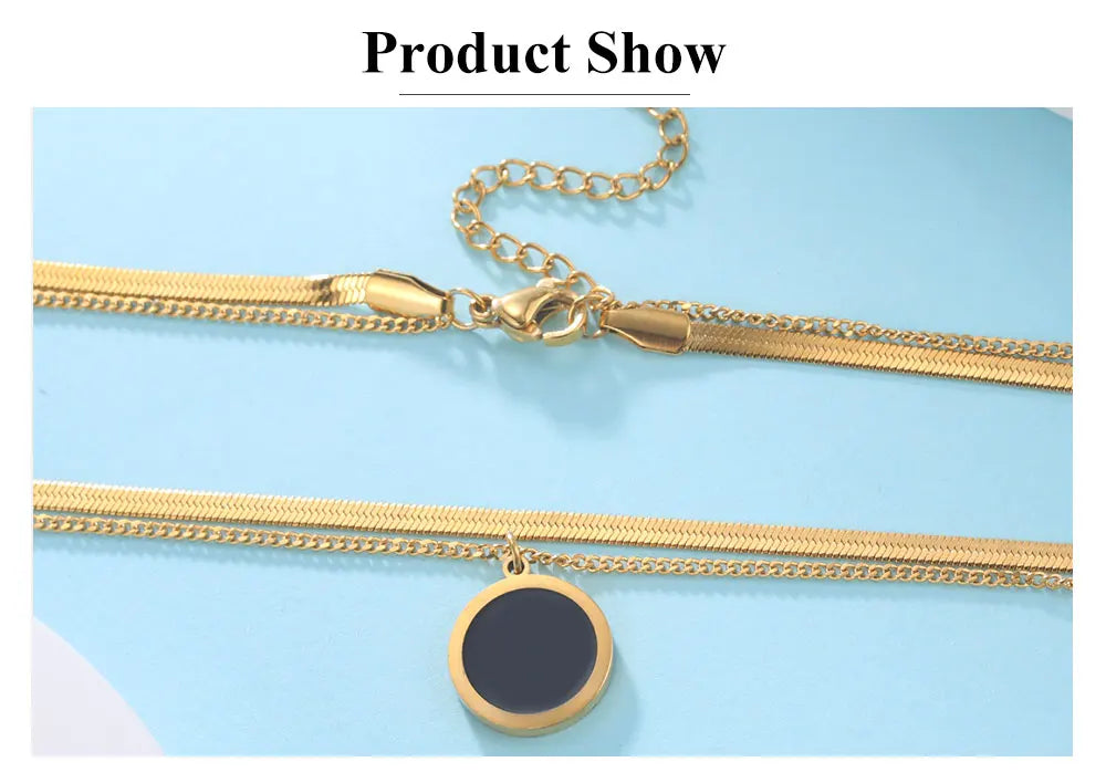 Elevate Your Elegance with the Multilayer Snake Chain Necklace for Women