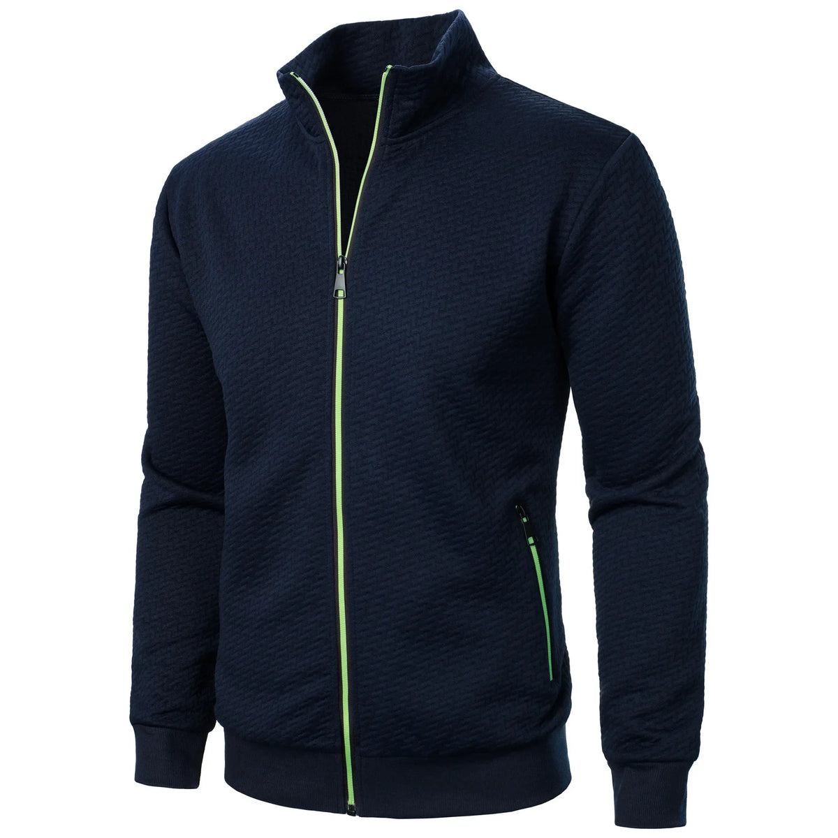 Elevate Your Style with Our Premium Men's Zipper Cardigan Jacket