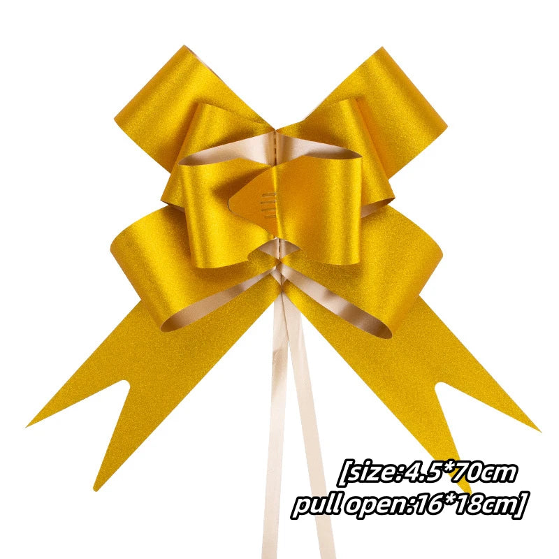 Transform Your Gifts with Large Pull Bow Ribbons – 5-50 Pieces for Beautiful Presentation