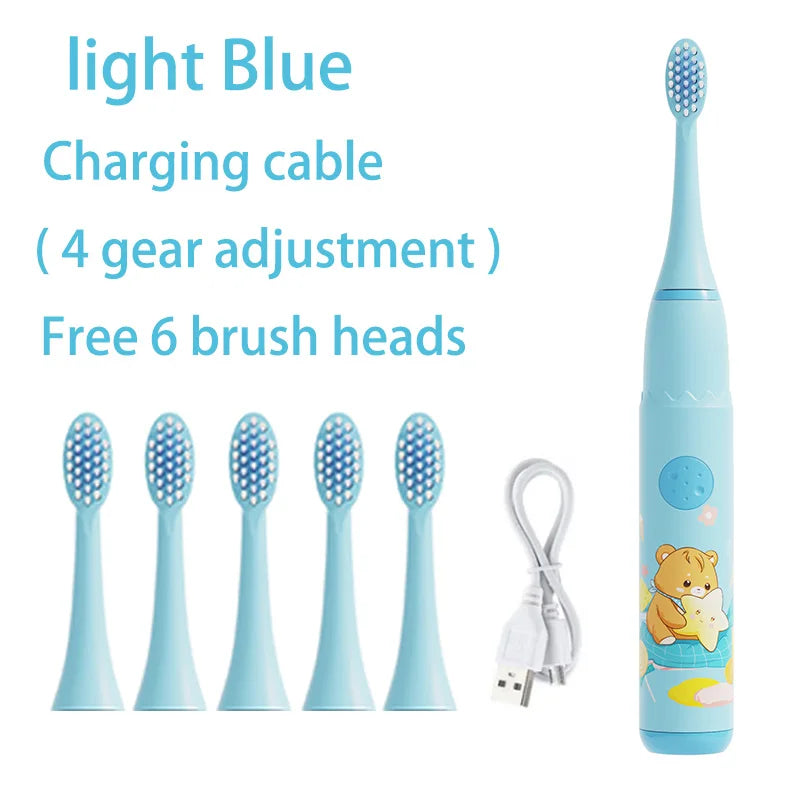 Children's Waterproof Rechargeable Sonic Toothbrush - OLM Store
