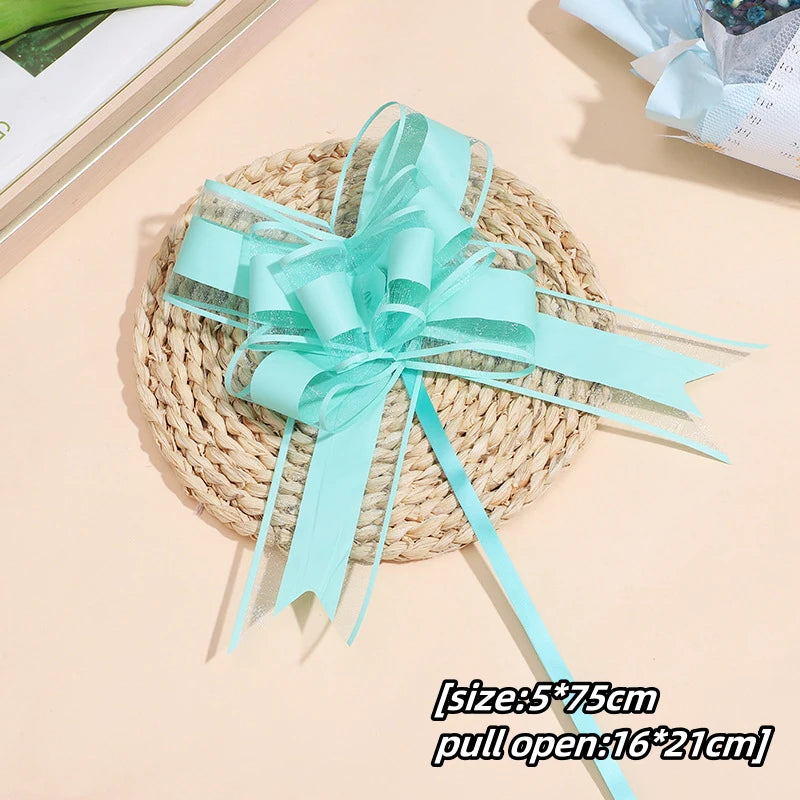 Transform Your Gifts with Large Pull Bow Ribbons – 5-50 Pieces for Beautiful Presentation