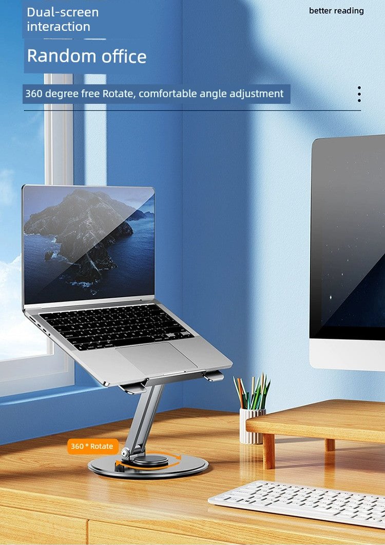 Enhance Comfort & Productivity with Our Ergonomic Laptop Stand – 360-Degree Rotate Notebook Riser
