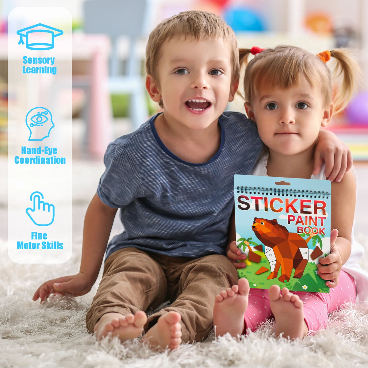 Fun & Creative Sticker Book for Kids – Ignite Imagination & Learning!