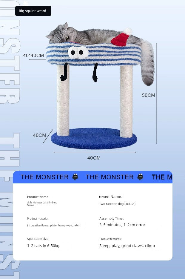 Small Monster Cat Climbing Frame – The Ultimate Playground for Your Feline Friend