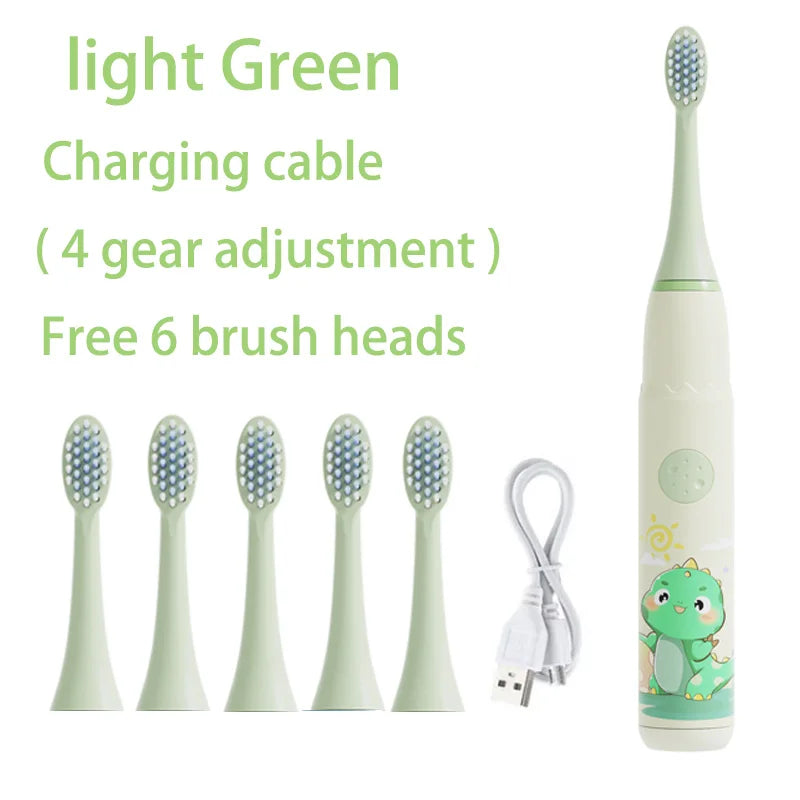 Children's Waterproof Rechargeable Sonic Toothbrush - OLM Store