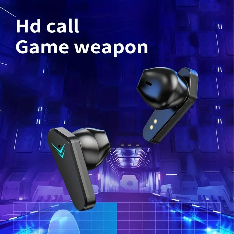 Wireless Bluetooth Gaming Earbuds – Immerse Yourself in Sound with LED Display & Noise Cancelling