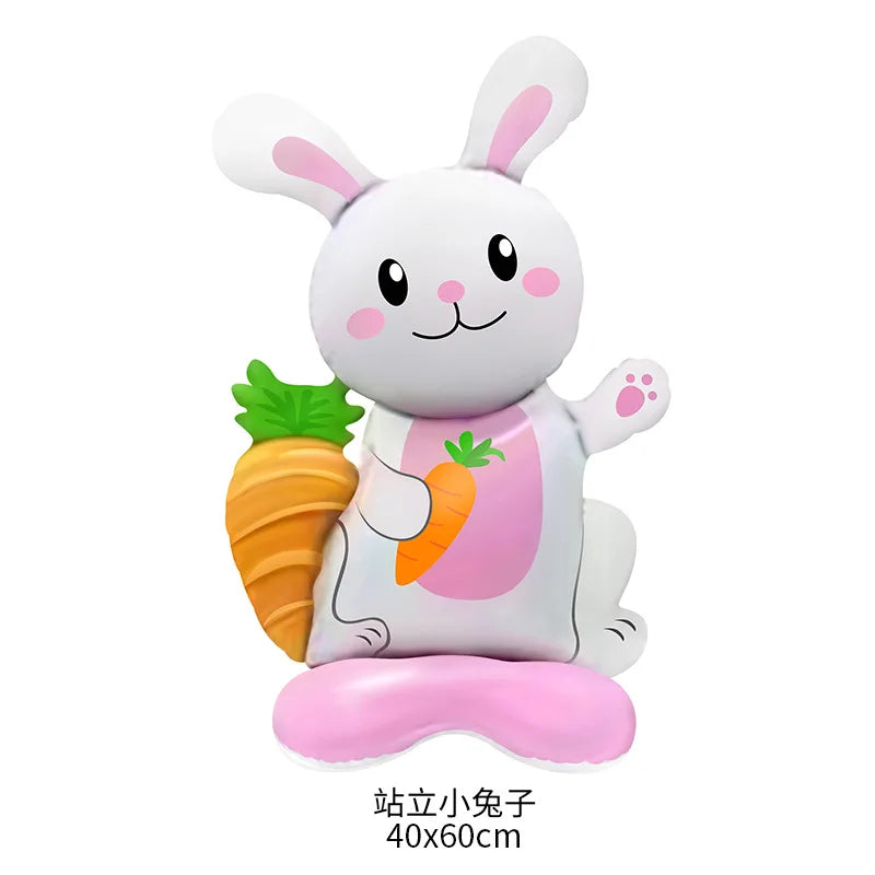 Easter Bunny Tableware Set – Adorable Disposable Plates, Cups & Napkins for Celebration Fun!