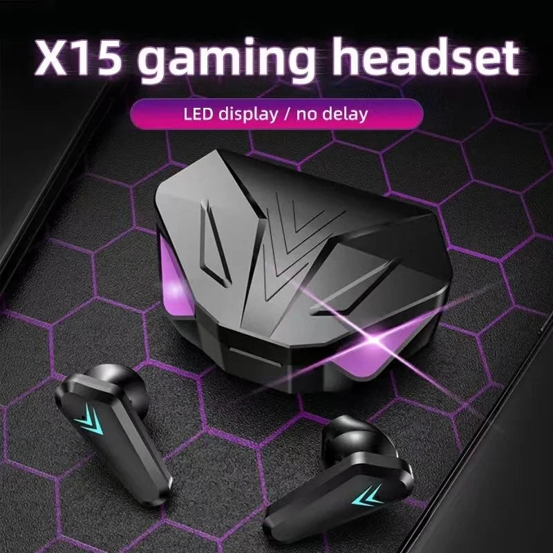 Wireless Bluetooth Gaming Earbuds – Immerse Yourself in Sound with LED Display & Noise Cancelling