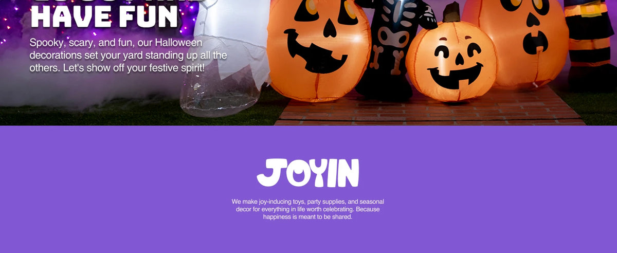 8 ft Halloween Inflatable Yard Decoration: Spooky Witch, Ghost, Skeleton & Pumpkin Patch for Your Outdoor Display