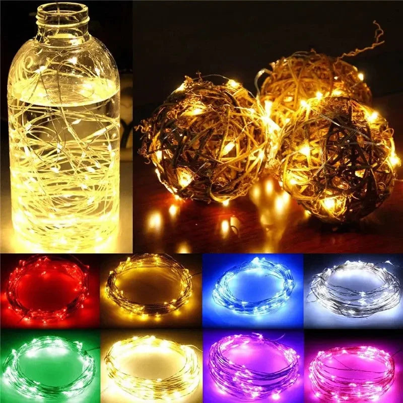 Transform Your Space with Enchanting LED Copper Wire Fairy Lights