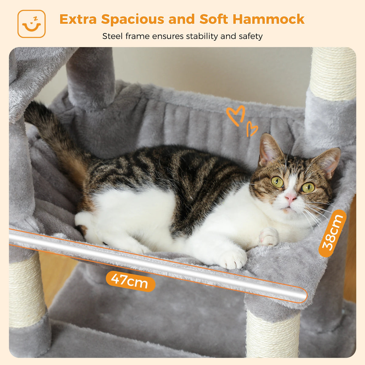 Transform Your Home with Our Large Cat Tree - 72.44 inches of Fun!