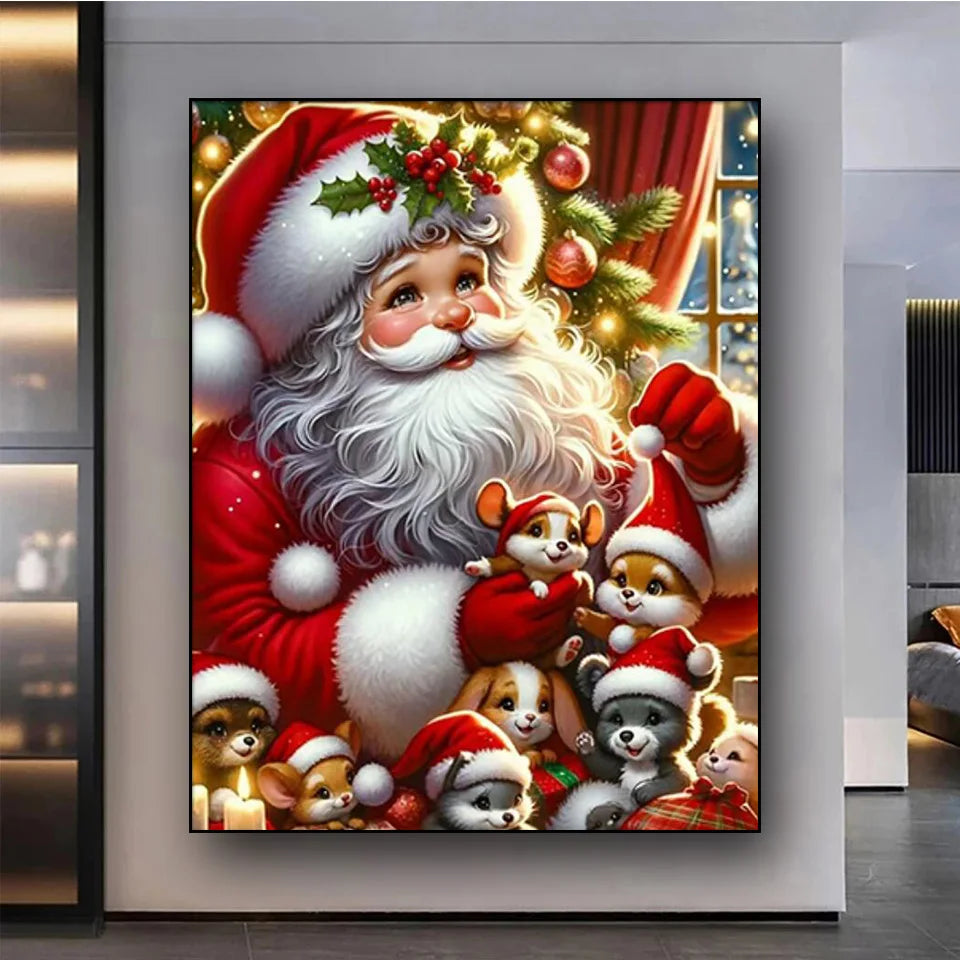 Create Holiday Cheer with Our Santa Claus Diamond Painting