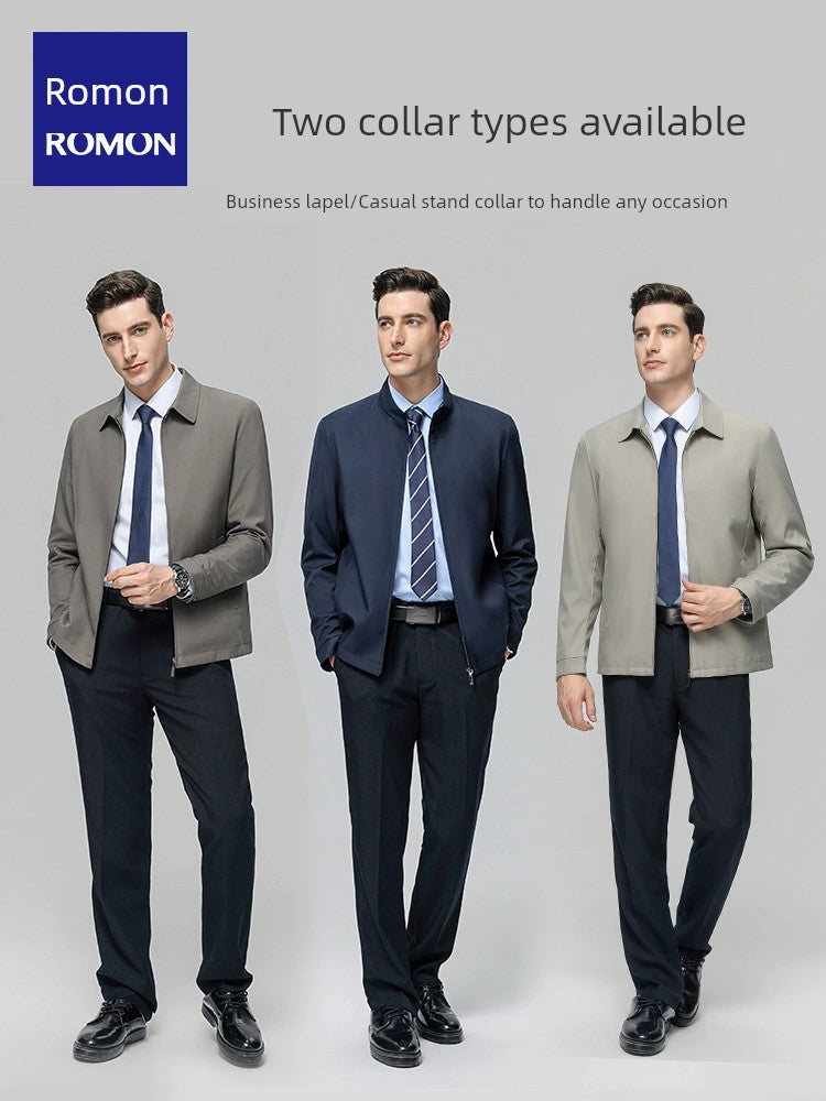 Executive Stand Collar Jacket - OLM Store