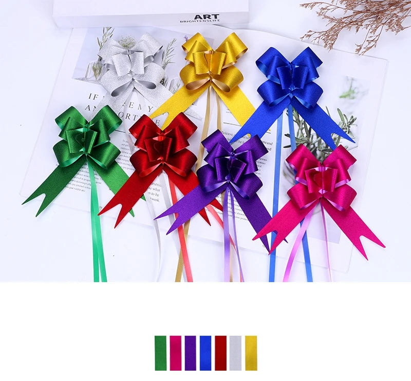 Transform Your Gifts with Large Pull Bow Ribbons – 5-50 Pieces for Beautiful Presentation