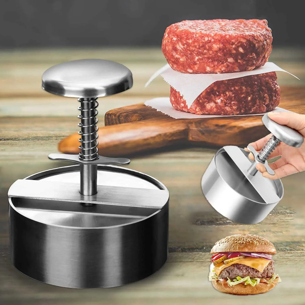 Hamburger Patty Maker Press - OLM Store