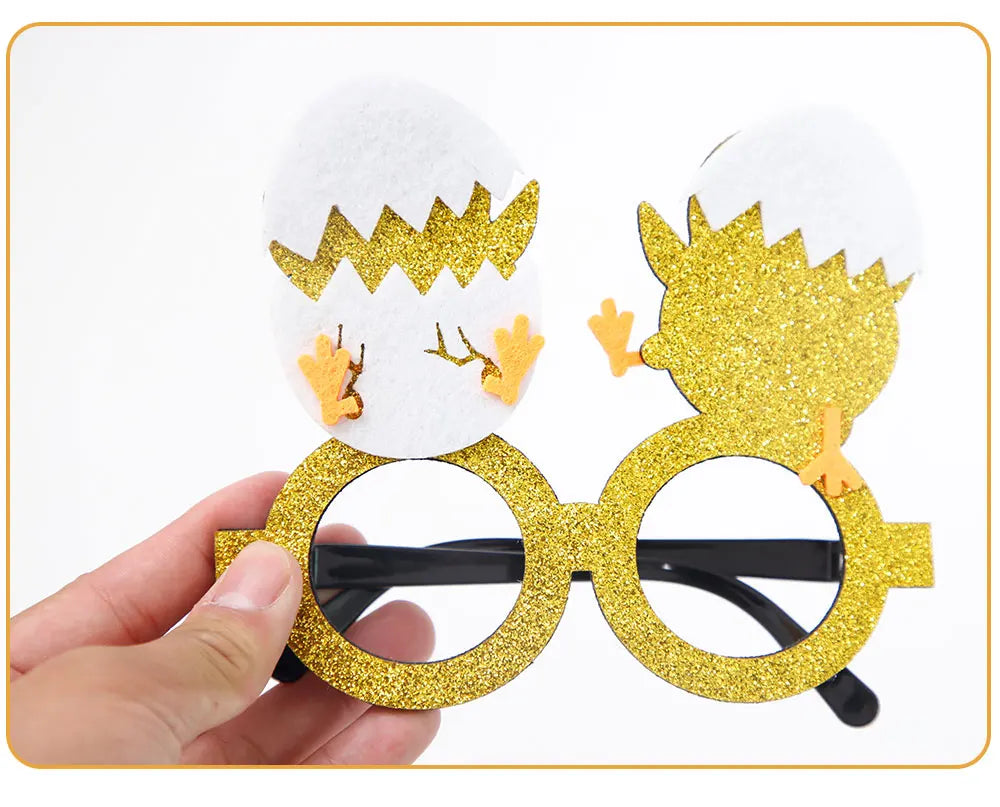 Easter Glasses for Kids – Whimsical Bunny & Eggshell Props for Fun Celebrations