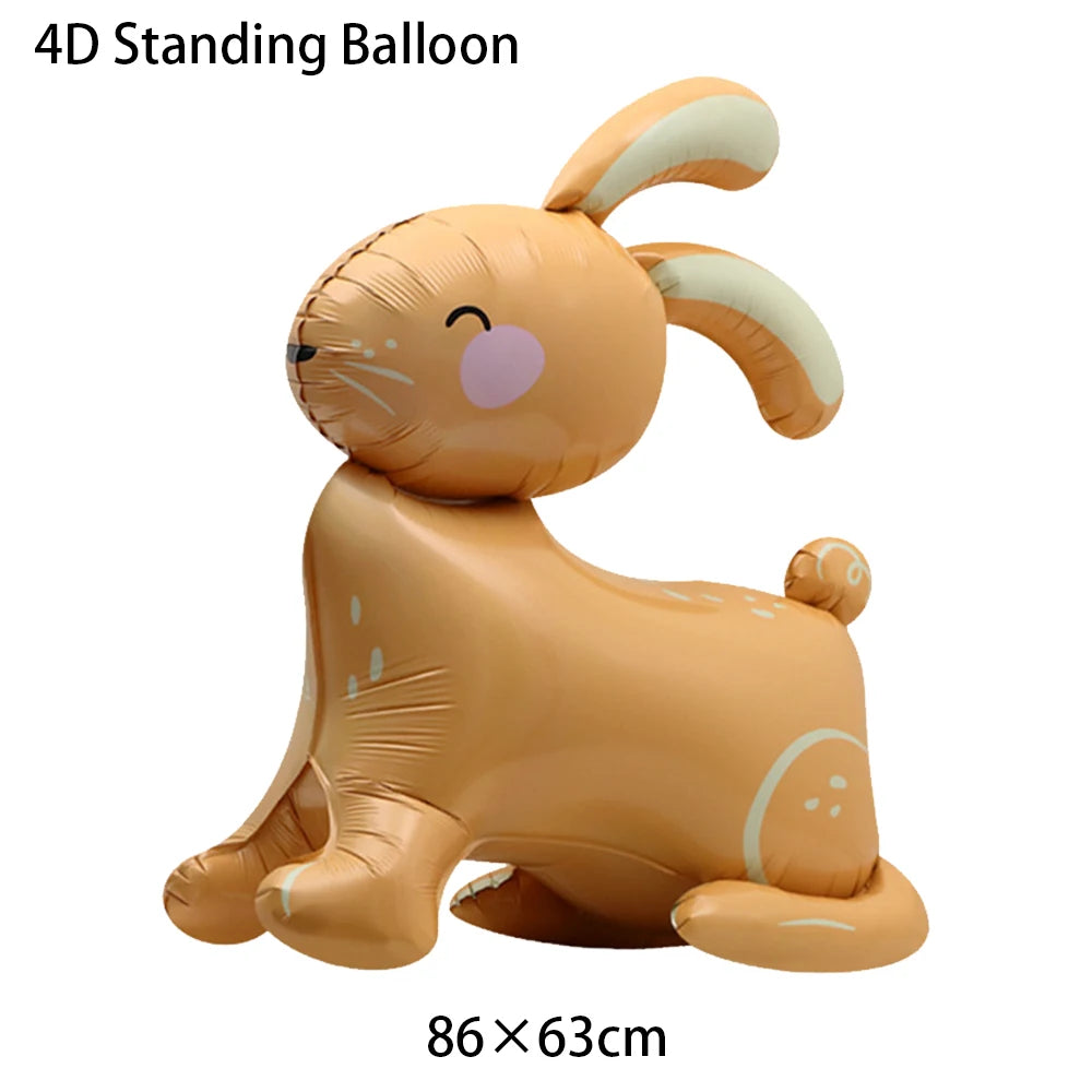 Easter Bunny Tableware Set – Adorable Disposable Plates, Cups & Napkins for Celebration Fun!