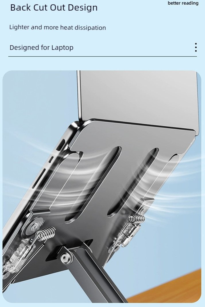 Enhance Comfort & Productivity with Our Ergonomic Laptop Stand – 360-Degree Rotate Notebook Riser