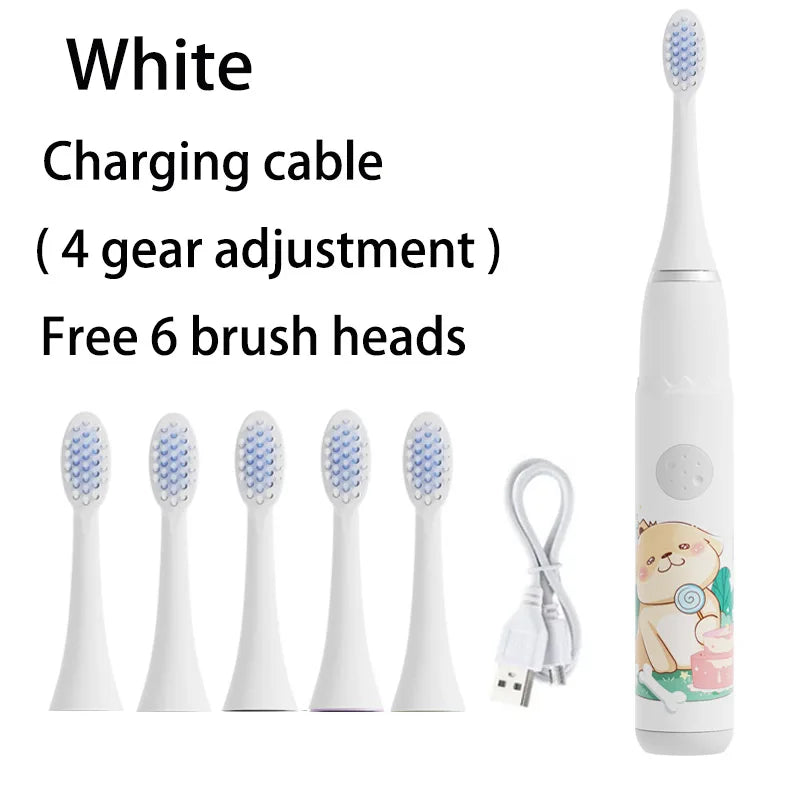 Children's Waterproof Rechargeable Sonic Toothbrush - OLM Store