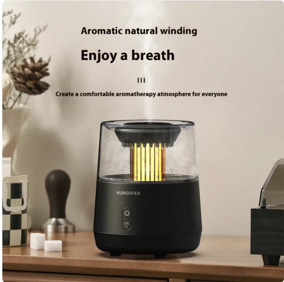 Experience Serenity with Our Aromatherapy Humidifier with Super Spray