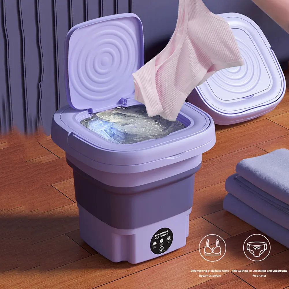 Compact Foldable Washing Machine: Your Essential Space-Saving Laundry Companion