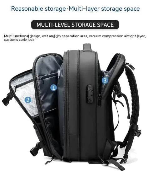 Elevate Your Travel Experience with Our Vacuum Compression Backpack
