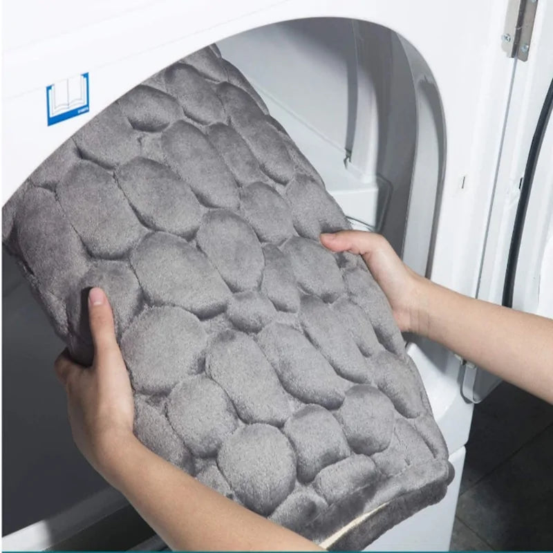 Non-Slip Embossed Bathroom Mat - OLM Store