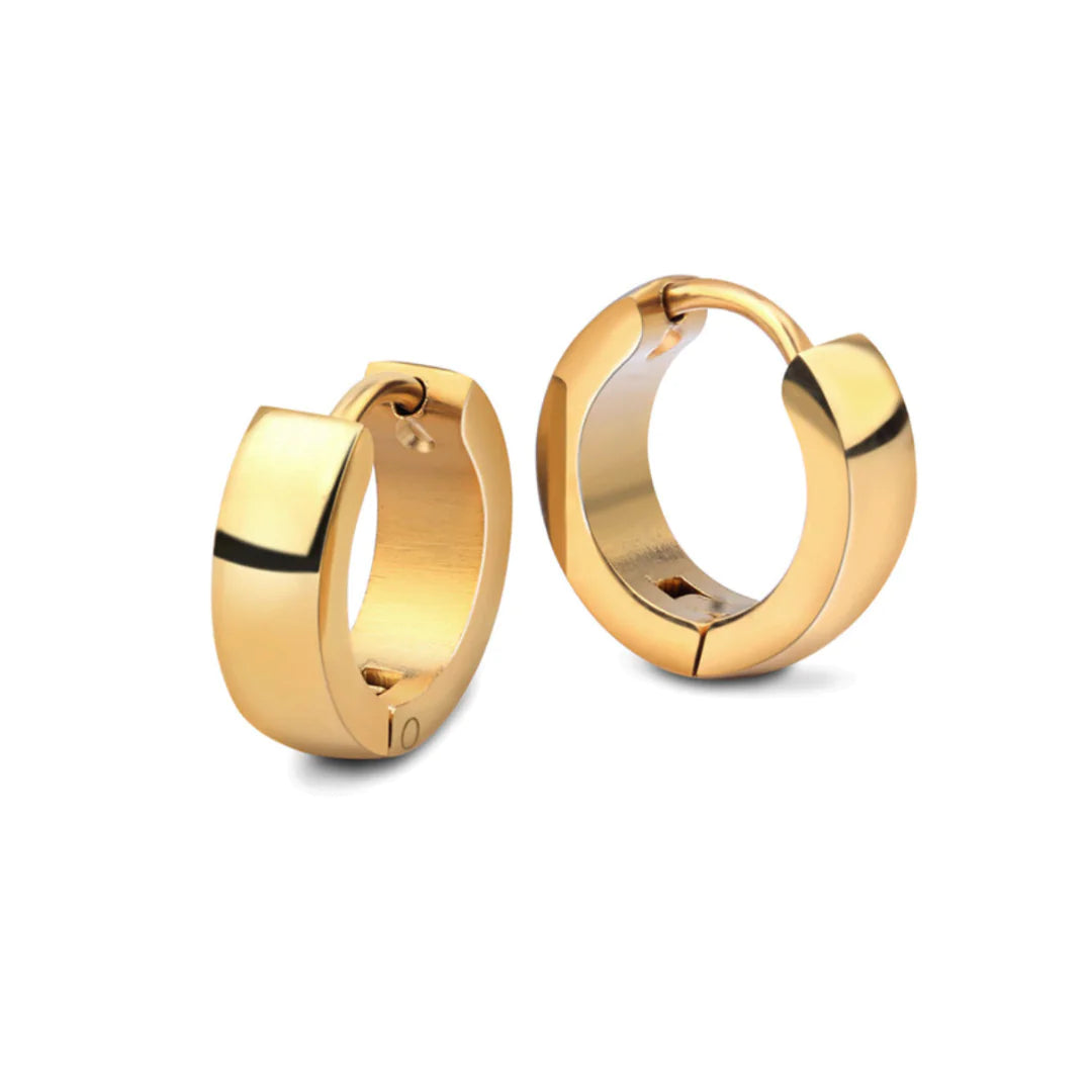 Stylish Titanium Steel Tara Huggies for Effortless Elegance