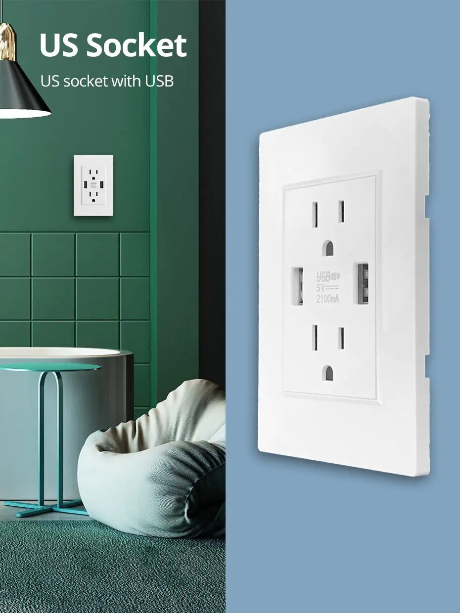 Dual USB Wall Outlet Charger - Upgrade Your Charging Experience