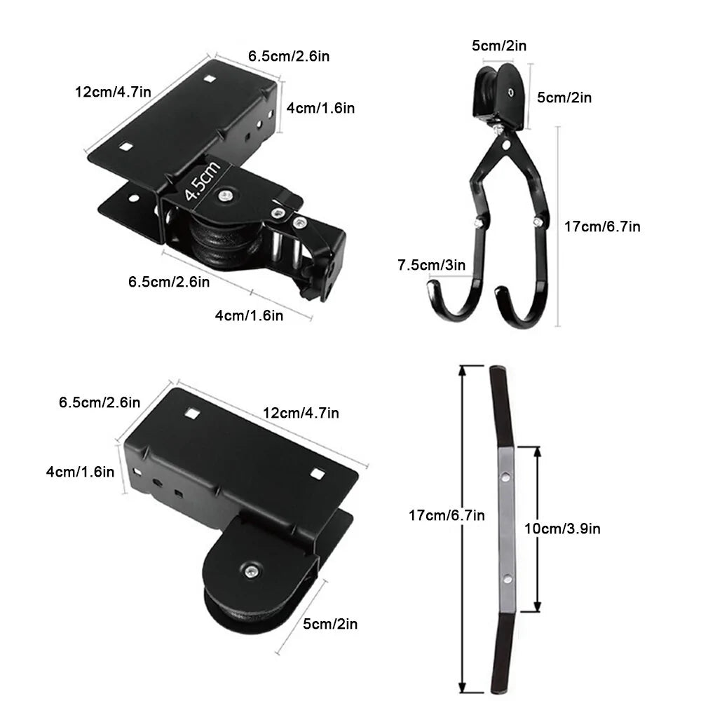 Bicycle Ceiling Lift - Elevate Your Bike Storage for a Clutter-Free Garage