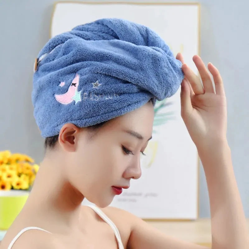 Microfiber Shower Cap Towel For Women - OLM Store